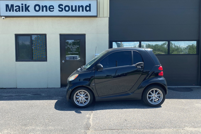 2012 Smart Fortwo with computer-cut premium automotive window tint in North Bay